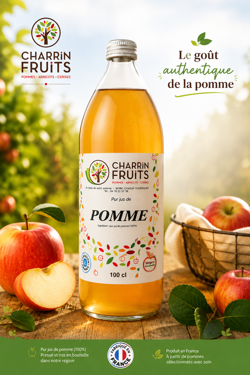 Jus de pomme filtré