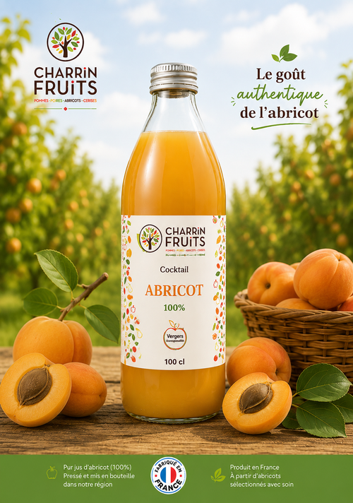 Jus de pomme abricot